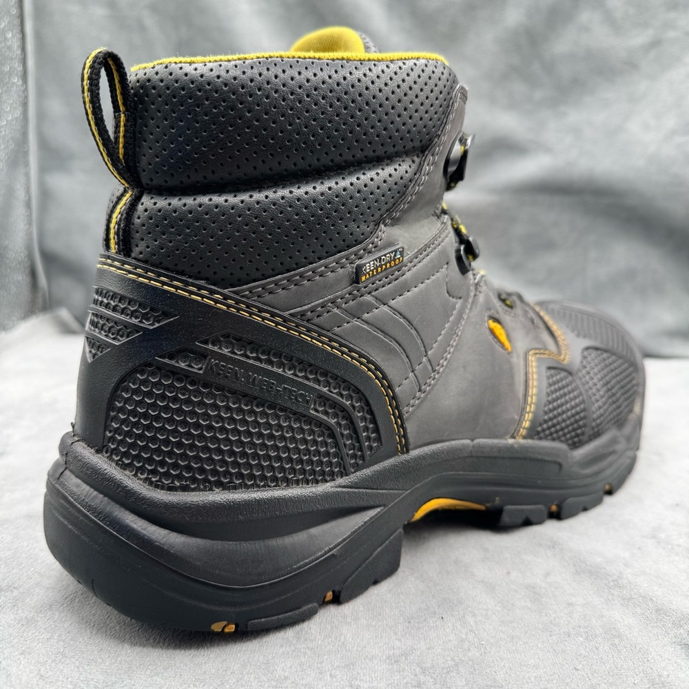 KEEN Utility Logandale 6” WP Men’s 13D Raven Black Soft‎ Toe Work Boots - Picture 2 of 16
